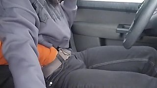 Public Agent: Stranded Biker Pick-up- Helped Him Warm up with Blowjob, Car Sex and Squirting Orga