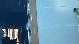 Piss and Stretching for Sissy Gurlfriend