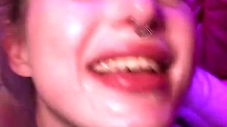 Ggg She Can No Longer Talk Because of All the Cocks, but She Can Moan and Fuck and Blow