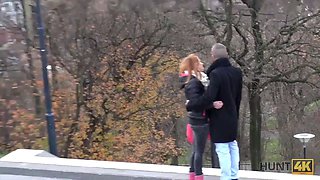 Hunt4k. red haired always wanted to try porn for cash with stranger