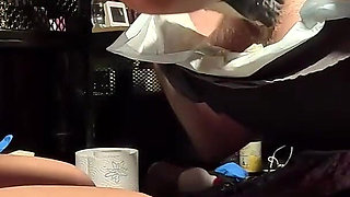 Adelina Noir Fisting and Toying Rafaello in the Sling