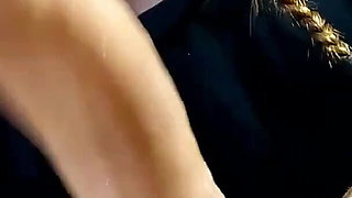 Halloween deep throat and cum swallow gargle