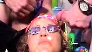 Secretary group sex hardcore fucking blond girl facia