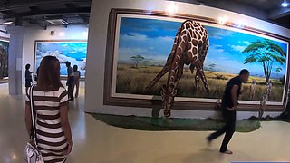 Big ass Thai GF museum visit and fuck