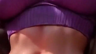 Sexy Dance with Big Boobs and Cameltoe Pussy Panties