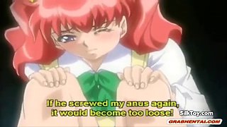 horny redhead anime teen suck big cock