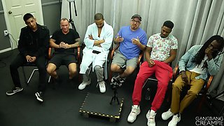 Gangbang Creampie Interview 380 with MILF Sophia Locke & Hot Babe Selena Bentz