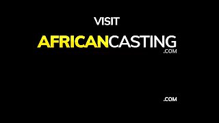 African Casting - Busty Afro Babe Pussy Pounded By Hung White Agent