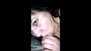 I Suck a Dick and Swallow Sperm Close-up