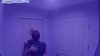 Austin Powers And Bald Girl Have A Sex In A Public Toilet