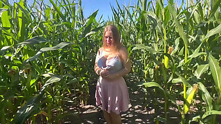 Unallowed Anal Adventure in a Cornfield - Too Sweet to Stay Good!