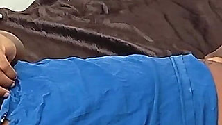 African Teen Rides Cowgirl Revers on a Big Dick