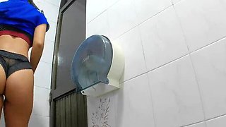 Kinky Public Bathroom Sex Tape with Katrina4deluxe & Pampammedallo - Amateur Big Ass Step Mom & Step Sister Fuck