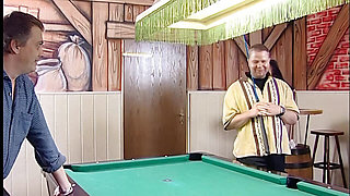 Taboo family sex on the pool table