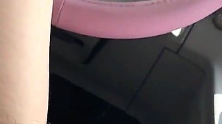 Smoking in my car hairy pussy