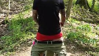 They fucked my hungry pussy while hiking!!!