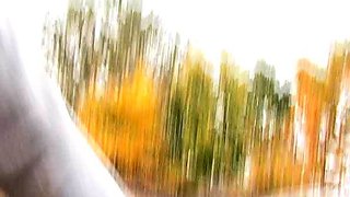 Pulled amateur doggystyle in public toilet