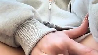 Amateur teen outdoor blowjob