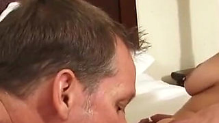 Hairy redhead banged in her pussy