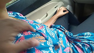 Office Manager Enjoying Hot Romance with Married Colleague Inside Car Part 1