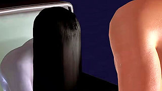 Sadako Handjob (the Ring - Halloween Animation)