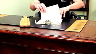 Amateur fetish BDSM action with redhead