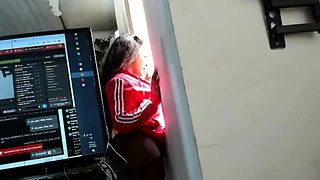 Hot Black Maid Does Some Webcam Black and Ebony