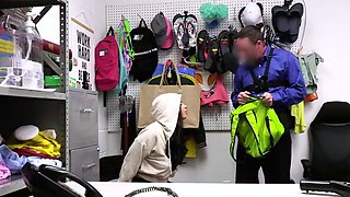 Pierced big tit suspect drilled hard on the office desk