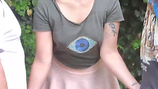 Nikole Nixon Naughty Stepdaughter Gets Naked in Public to Seduce Stepdad’s Trainer - Immoral Family 4K