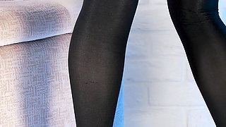 41-shiny Legs and Heels, and Maybe a Nylon Pussy with a Butt, Are Made for You to Jerk off!*4k 60fps