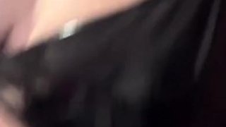 Amateur MILF in sexy stockings masturbates