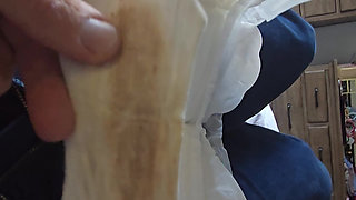 Smelly pantyliner and Soft Asian Overnight Maxi-pad  Wank