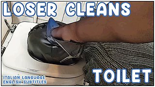 Loser Cleans Toilet - Large preview - English subtitles