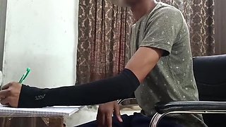 Desi Teacher Loses Control in Hardcore Home Lesson with Student
