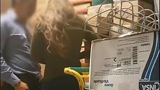 Busty fucks employee of Bodega Aurrera