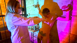 Doctor Attempts to Pump My Pussy & Tits Whilst Chained