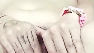 MILF Gets Incredible Orgasm Rubbing Her Big Hairy Pussy