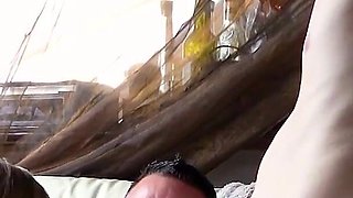 Pregnant From 2 Cocks? Slutty Teen Lina Getting Fucked Hard