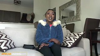 African Ebony Girl Gets Used by Big White Producer