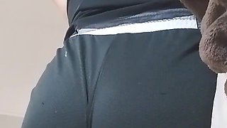 With My Neighbor in Rich Mini Shorts