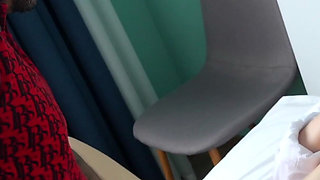 While Mom Is Shopping, Her Horny Stepdaughter Is Moaning Under Her Foster Dad's Huge Dick!