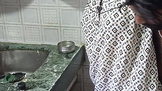 Indian Desi Village Bhabhi Fucked by Brother in Law in the Kitchen