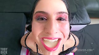 Anal Slapped and Punched TOILET WHORE Kaitlyn Katsaros Drinks