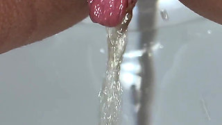 Morning Compilation of Yellow Urine in the Toilet! Pissing hairy pussy!