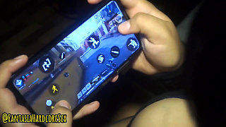 Call of Duty Party with My Best Friend Homemade POV in Spanish