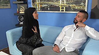 She wants to pay for the visa with her hot sexy body