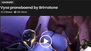 Bald Ass Pussy Ashe Gets Anal Fucked, Thicc Fat Ass Vyse Is Fucked From Behind, Mascara Tracer Sucks Cock