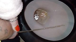 My StepMom Piss
