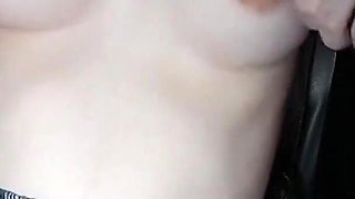 Virgin Plays with Her Nipples to Orgasm When She Is Home Alone