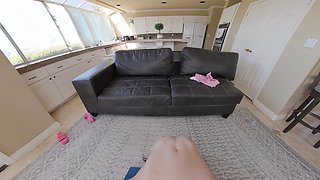 Flexible College Girl Gives You Standing Upside Down Blowjob and Other Wild Positions - Lethalhardcorevr